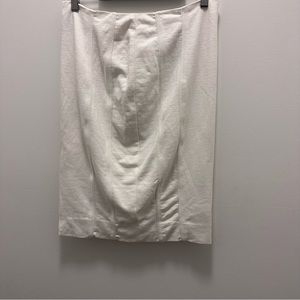 White House/Black Market Corset White Skirt. Size 6